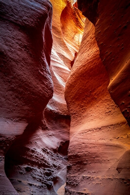 photography locations in Kane County - Spooky Slot Canyon