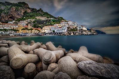 Photographing Naples & the Amalfi Coast - Amalfi - view from the Port Dock