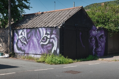 pictures of South Wales - Castle Street Murals