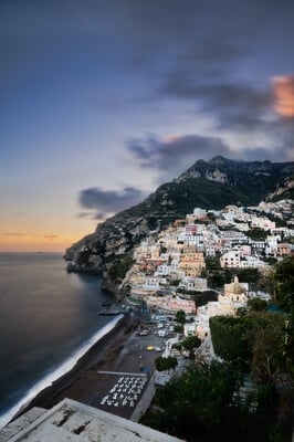 photography locations in Naples & the Amalfi Coast - Positano - view from the East