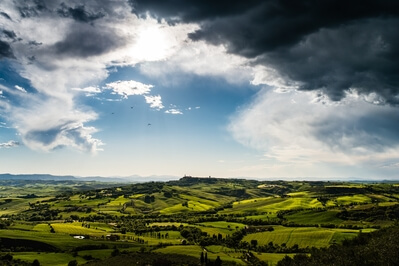 Toscana photo spots - Monticchiello views