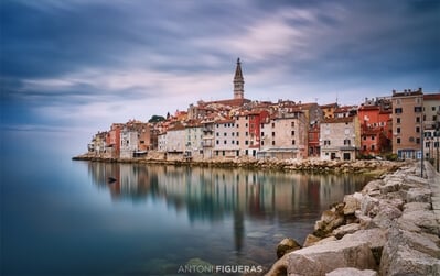 Istria photography locations - Rovinj view from Veliki mol