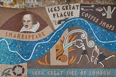 instagram spots in Greater London - Queenhithe Mosaic