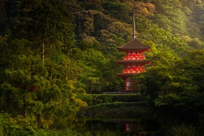 Japan photography locations - Koyasu Pagoda
