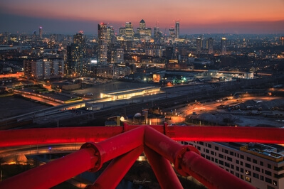 England photography locations - View from ArcelorMittal Orbit