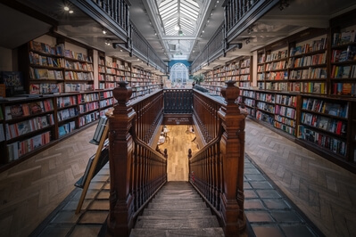 photo spots in England - Daunt Books