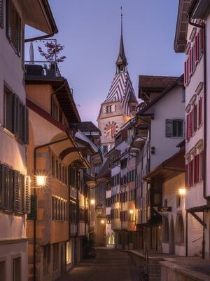 photo locations in Switzerland - Zug Oldtown