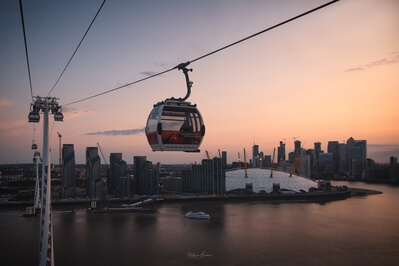 London photo locations - Emirates Cable Car