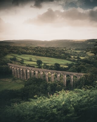 photography spots in Carmarthenshire - Cynghordy Viaduct West Viewpoint
