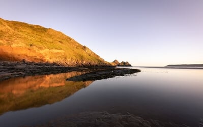 pictures of South Wales - Three Cliffs Bay