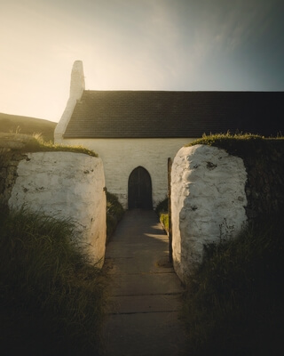 images of South Wales - Mwnt Church