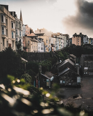 instagram spots in Tenby - View of Crackwell Street