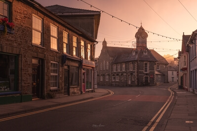 images of South Wales - Newcastle Emlyn Market Square