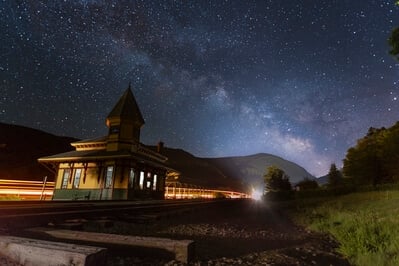 photography locations in New Hampshire - Crawford Notch Station