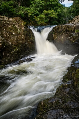 photo spots in England - Skelwith Force and Woodburn Bridge
