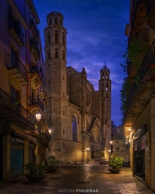 Barcelona photography guide - Santa Maria del Mar - Exterior