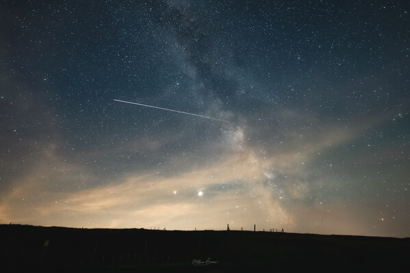 Milky Way and the International Space Station