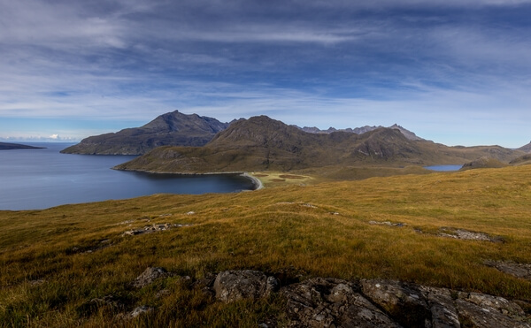 Overlooking the Cuillin Range from the Camasunary Path