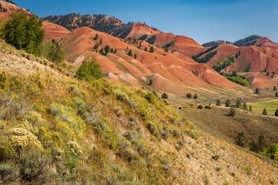 photo spots in Grand Teton National Park - Gros Ventre Red Hills