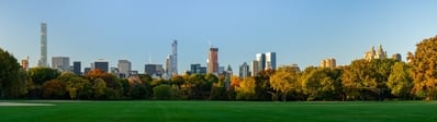 photo spots in New York - North Meadow Central Park view of Manhattan