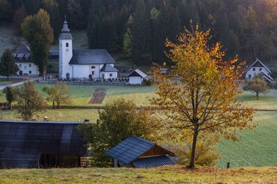Slovenia instagram spots - Koprivnik Village