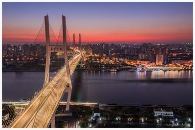 China photography locations - Nanpu Bridge