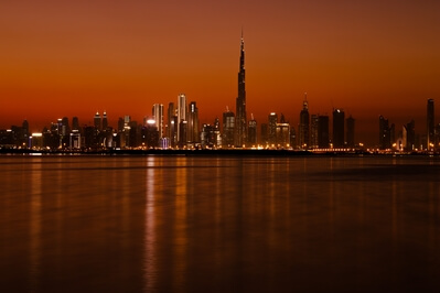 Dubai skyline view’s from Dubai creek harbour