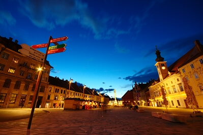 instagram spots in Slovenia - Glavni Trg (Main Square)