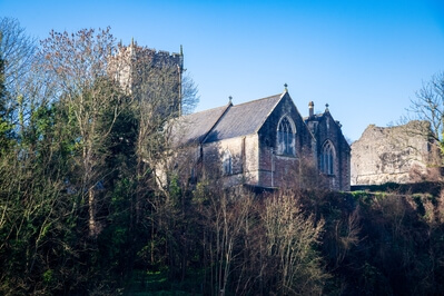 pictures of South Wales - St Illtyd's Church (exterior), Bridgend