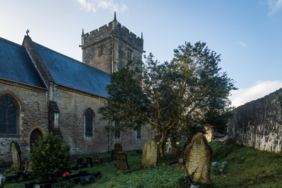 pictures of South Wales - St Illtyd's Church (exterior), Bridgend