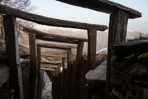 WWI Trenches at Mt Kolovrat