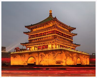 photo spots in China - Bell Tower Xi'An