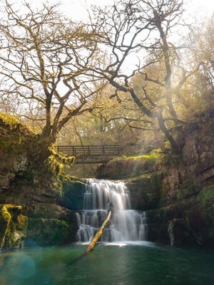 pictures of South Wales - Sychryd Waterfall