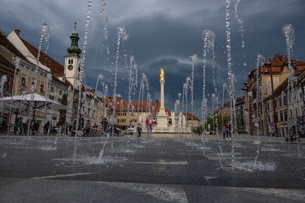 Main square (Glavni trg) in Maribor