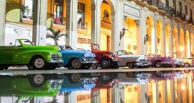 Cuba photography locations - Old cars