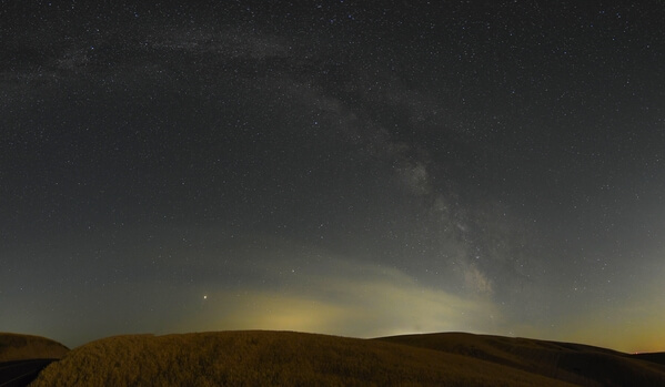 Looking south to the milky way