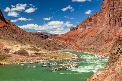 Grand Canyon Rafting Tour photography locations - Hance Rapids Scouting Overlook