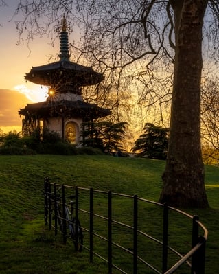 photo locations in England - Battersea Park