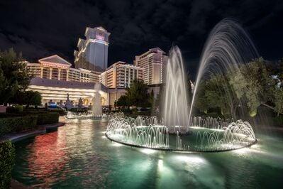 photography spots in Nevada - Caesars Palace Fountains