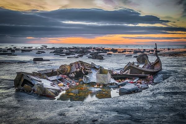 Wreck of the Admiral Vo Tromp in HDR