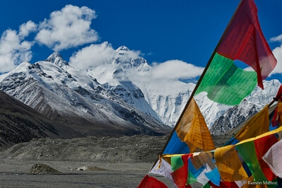 photography spots in China - Mount Everest from Base Camp in Tibet