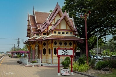 instagram spots in Thailand - Hua Hin Train Station