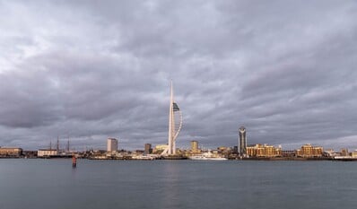 photo locations in England - View of Spinnaker Tower