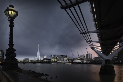 images of London - Beneath Millennium Bridge (Northbank)