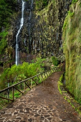 pictures of Madeira - Risco Waterfall