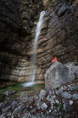 instagram spots in Slovenia - Slap Zaročenca (Waterfall)