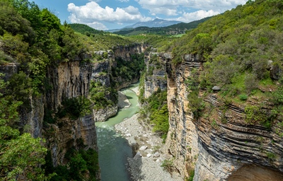 Albania photo locations - Osumi Canyon Bridge
