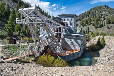 Custer County photo locations - Yankee Fork Dredge