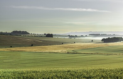 photography spots in England - Views towards West Kennet Long Barrow.