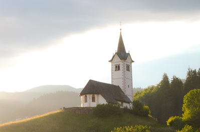 Slovenia photo spots - Volča Church
